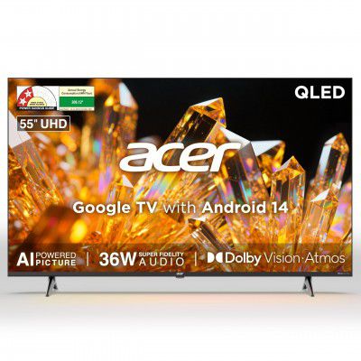 acer (55") Ultra V Series 4K Ultra HD Smart QLED Google TV AR55QDVGU2875BD