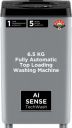 acer 6.5 kg Quad Wash with AiSense, 5 Star Rating, Fully Automatic Top Load Washing Machine (AR65FATLP0EC)...