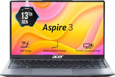 Acer Aspire 3 Intel Core i3 13th Gen 1305U - (8 GB/512 GB SSD) A324-53 Laptop (14 Inch, Steel Gray, 1.45 Kg)
