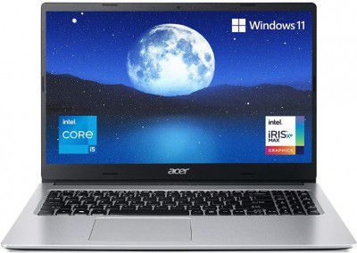 Acer Aspire 3 Intel Core i5 11th Gen 1135G7 - (8 GB/1 TB HDD/Windows 11 Home) A315-58 Notebook  (15.6 Inch, Pure Silver, 1.7 Kg)