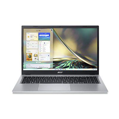 Acer Aspire 3 Laptop Intel Core i3-N305 Processor (Windows 11 Home/ 8 GB RAM/ 256 GB SSD/Intel UHD Graphics) A315-510P, 39.6 cm (15.6") Full HD Display, 1.7 KG, Pure Silver