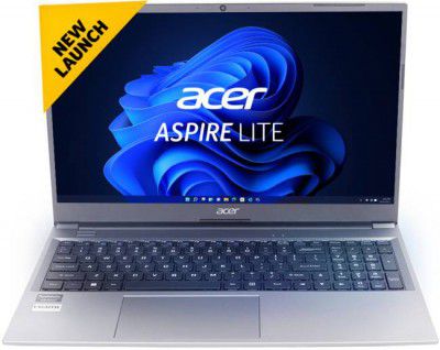 Acer Aspire Lite AMD Ryzen 3 Quad Core 5300U - (8 GB/256 GB SSD) AL15-41 Laptop (15.6 Inch, Steel Grey, 1.59 Kg)