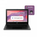 Acer Chromebook, MediaTek Kompanio 540 Octa-Core Processor, 4GB RAM, 64GB eMMC, Full HD, 11.6" inch Display, Chrome OS, Black, 1.2 KG, C725, Arm Mali G57 Graphics, WiFi 6E Laptop...