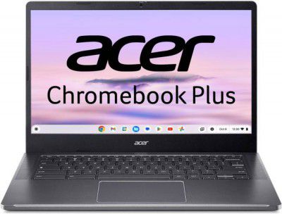 Acer Chromebook Plus Intel Core i3 N305 - (8 GB/256 GB) CB514-4H-39T7 Chromebook Laptop  (14 Inch, Steel Gray, 1.43 Kg)