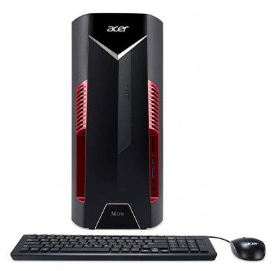 Acer Nitro 50 N50-600 Desktop (8th Gen i5 8400/8GB/1TB HDD/Window 10 Home, 64-bit/4GB NVIDIA GeForce GTX 1050 Ti Graphics), Black