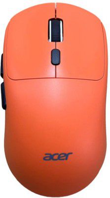 Acer PopGo Wireless Mouse Wireless Ambidextrous Optical Mouse (Bluetooth, USB 2.0, Orange)