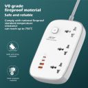 Acer PowerHub Core GaN | 3 AC Outlets + 4 USB Ports (2 Type-C GaN PD 65W + 2 Type-A) | GaN Fast Charging 2500W ...