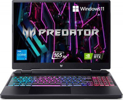 Acer Predator Neo (2023) Core i5 13th Gen 13500HX - (16 GB/512 GB SSD/Windows 11 Home/6 GB Graphics/NVIDIA GeForce RTX 4050) PHN16-71-59XW/ PHN16-71-553K Gaming Laptop (16 Inch, Obsidian Black, 2.6 Kg