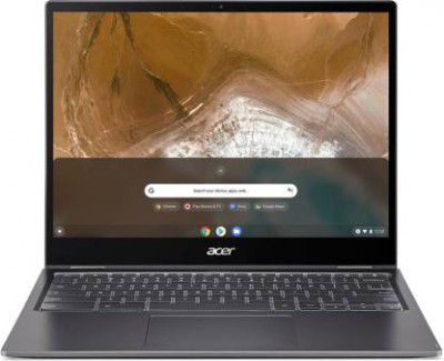 Acer Spin Metal Body Intel Core i5 10th Gen 10310U - (8 GB/64 GB EMMC Storage/Chrome OS) CP713-2W-51A6 Chromebook  (13.5 Inch, Silver, 1.37 Kg)