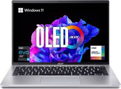 Acer Swift Go 14 EVO OLED Intel Core i5 13th Gen 13500H - (16 GB/512 GB SSD) SFG14-71-58UB Laptop (14 Inch, Pure Silver, 1.25 Kg, With MS Office)