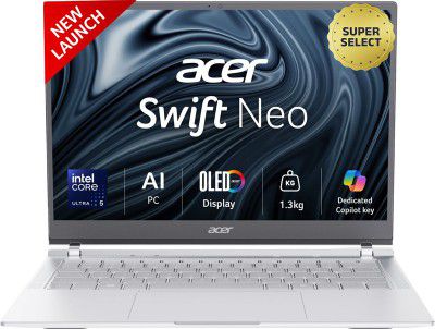 Acer Swift Neo Office 2024 + M365 Basic Intel Core Ultra 5 115U - (16 GB/1 TB SSD) UN.35GSI.007 Thin and Light Laptop