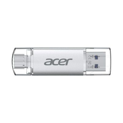 Acer UT300 Dual Port USB Flash Drive USB 3.2 Gen1 | 32 GB | USB-C & USB-A | Up to 150MB/s | Aluminum Alloy