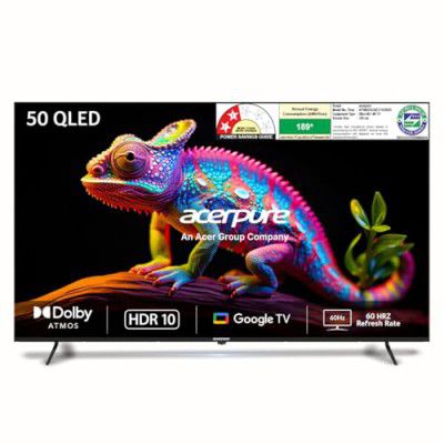 [Extra Rs 2500 Off] Acerpure (50") Elevate Series Ultra HD 4K QLED Smart Google TV AP50UG51QEVTD
