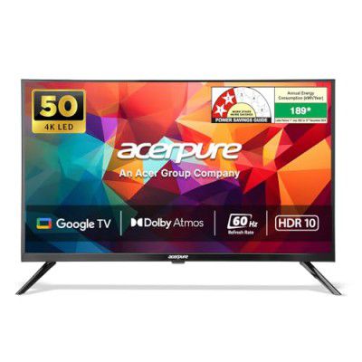 Acerpure (50") Swift Series UHD LED Smart Google TV AP50UG51ASFTD Model (Black)