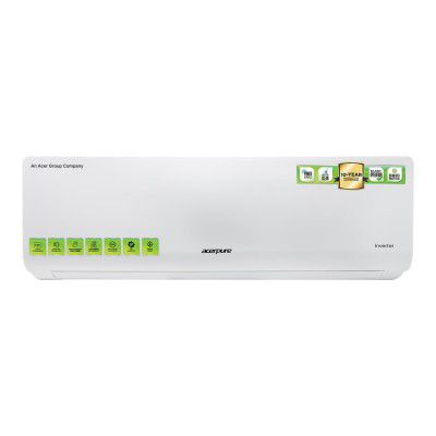 Acerpure Chill Inverter Split Air Conditioner 1.5 ton 3 star, 4 in 1 convertible design, Anti-virus Filter, Blue Fin Technology Air Conditioner (White)