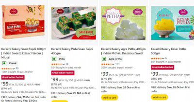 UP TO 78% OFF | Karachi Bakery Sweets Starts At Rs 99