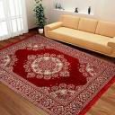 Achintya Multicolor Velvet Carpet  (5 ft, X 7 ft, Rectangle)...