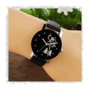 Acnos Brand Analog Watch for Girls 5 Diffrent Dial Diamond Cut Glass Black Leather Watch for Women Analog Girl Watches...