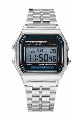 Acnos Brand Digital 4 Colours Vintage Square Dial Unisex WR70ist Watch (WR70)