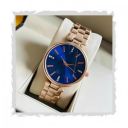 Acnos Premium Girl Wrist Watch Rose Gold Plated Analog Watch Diamond Studded Dial Stylish Bracelet Strap Stainless Steel Band Perfect for Women...