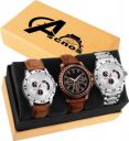 Acnos Special Super Quality Analog Watches Combo Look Like Handsome for Boys and Mens Pack of - 3(437-MIN-BRW)...