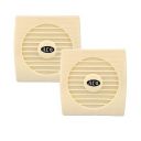 ACO® Ventilating Exhaust Fan 10AP | 100mm (Ivory) Pack of 2...