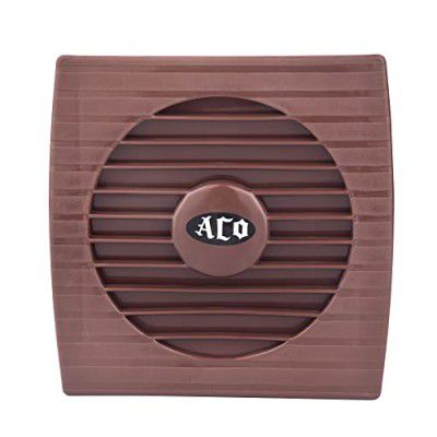 ACO® Ventilating Exhaust Fan 10AP for Home, Bathroom and Kitchen | 100mm | 100% Copper Motor (Brown)