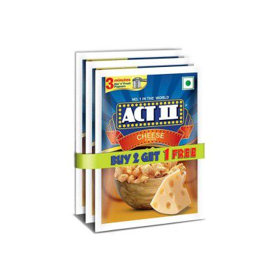 ACT II Instant Popcorn, Cheese, 3x70g (Buy 2 Get 1 Free)