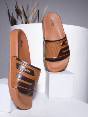 action  Men Slides (Tan , 9)