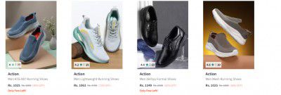 Action shoes Upto 90% Off | Starts At Rs 279