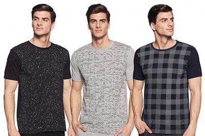 ACTIQUE N104 Men T-Shirt (N104M3_P$_Pack of 3)