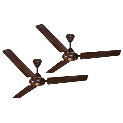 ACTIVA 1200 MM HIGH Speed BEE Approved 5 Apsra Brown Ceiling Fan (Pack of 2)