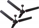 ACTIVA 1200 MM STAR DECO ANTI DUST with 2 Year Warranty 1200 mm Ceiling Fan (SMOKE GREY | Pack of 2)...