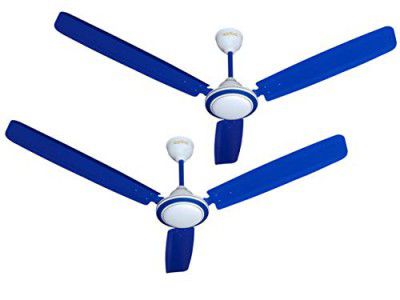 ACTIVA 1200MM HIGH Speed 390 RPM BEE Approved Anti DUST Coating Super Fan Ceiling Fan Blue-2 Year Warranty Pack of 2
