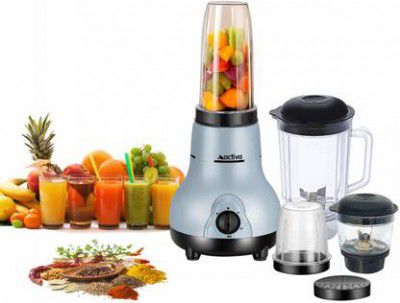 ACTIVA 4 Jars 500 W Juicer Mixer Grinder  (Easy Mix Nutri | 4 Jars | BLACK AND GRAY)