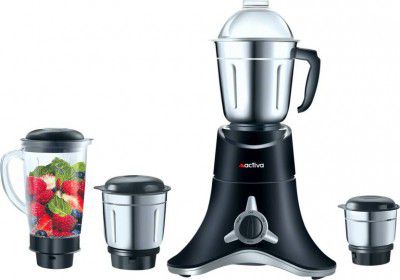 ACTIVA 4 JARS 900 W Juicer Mixer Grinder (SUPER CHEF | 4 Jars | Black)