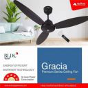 ACTIVA BLDC GRACIA with 5 Year Warranty BLDC Motor with Remote 1200 mm Ceiling Fan  (Brown | Pack of 1)...
