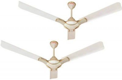 ACTIVA COROLLA ANTI DUST 1200 mm 3 Blade Ceiling Fan  (IVORY | Pack of 2)