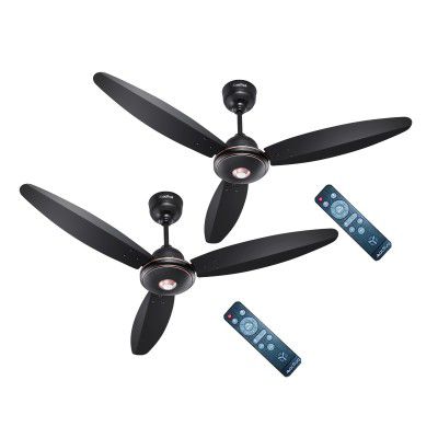ACTIVA Gracia BLDC Ceiling Fan 1200 MM – 28W Energy-Efficient Motor, 5-Year Warranty, Pack of 2 (Smoke Brown)
