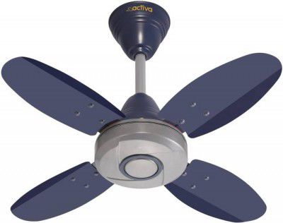 ACTIVA High Speed 850 RPM ORNET 5 Star 600 mm 4 Blade Ceiling Fan  (Blue | Pack of 1)
