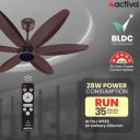 ACTIVA JETTA Premium series 1200 MM BLDC Motor Fan (28 WATT) Ceiling Fan 5 Years warranty...