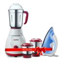 Activa Pluto 3 Jar 500 Watt Mixer Grinder With Coral 750 Watt Dry Iron come with 2 year warranty...