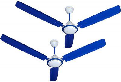 ACTIVA SUPER FAN with 2 Year Warranty 1200 mm Ceiling Fan (PEPSI BLUE | Pack of 2)
