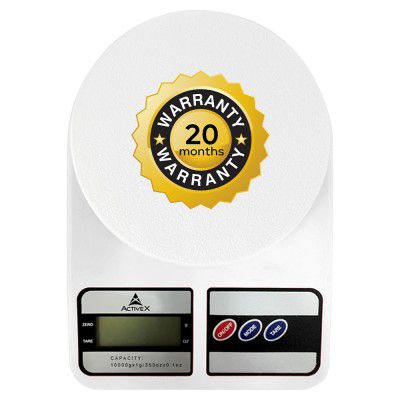 ActiveX Quanty Max Digital Food Kitchen Scale for Cooking Baking 1gm to 10Kg Weight Multifunction Scale