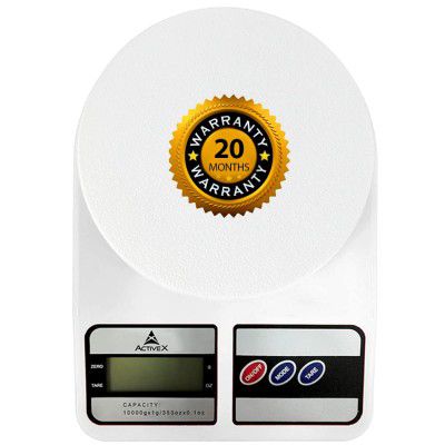 ActiveX Quanty Max Digital Food Kitchen Scale, 1gm to 10kg Weight Multifunction Scale