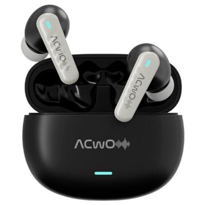ACwO Dwots 727 ANC TWS Earbuds with 25Db Pure Audio Real ANC, 42Hrs Playtime, NFS Gaming Mode, Sonic Shield Quad Mics Enc, Instant Auto Connect,Hyper Boost - in Ear