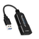 AD NET-POWER OF SPEED USB 3.0 Video Capture Card HDMI Video HD 1080P Capture Box Live Streaming for DVD Camcorder Camera Recording, Record Graphic Grabber for Gaming, Streaming, Teaching, Video Confer...