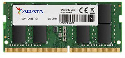 ADATA 16GB ( 1 * 16 GB) DDR4 2666 MHz SO-DIMM Laptop Memory RAM - AD4S266616G19-RGN