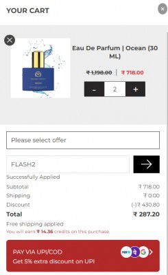 [Add 2 Qty] The Man Company EAU DE PARFUM | OCEAN (30 ML)