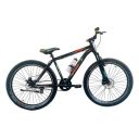 ADDO Bikes Unisex-Adult Speed-X 27.5T 2.35 Tyres 18 Steel Fixed-Gear Bike City Bike Single Speed Cycle Dual Disc Brakes with Bottle & Bottle cage Ideal for 14+ yrs Height: 5ft 2inch 6ft - Black...